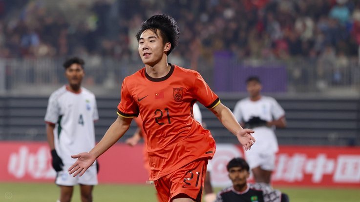 闪击！帅惟浩打空门得手，中国u17 1-0 澳大利亚